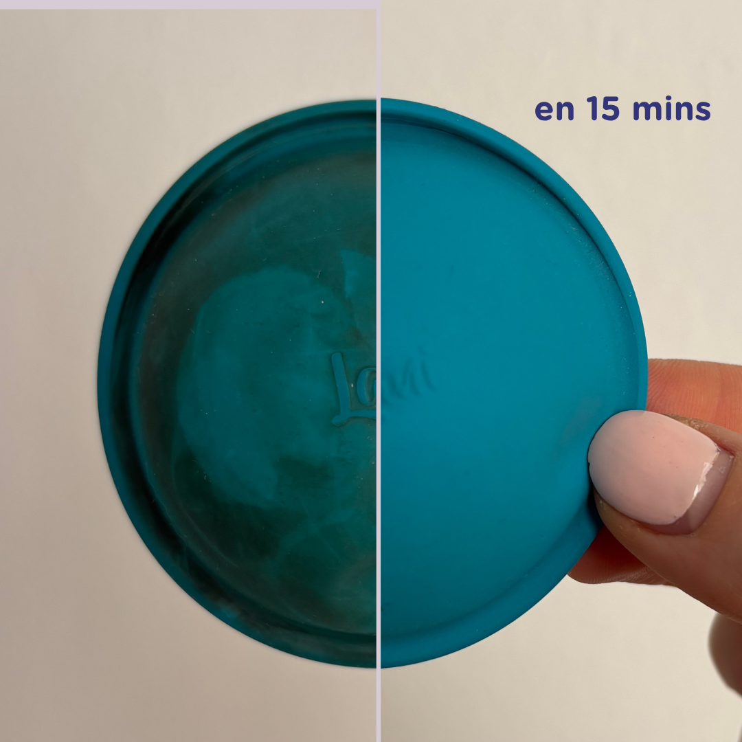 ¿Cómo puedo quitar las manchas de mi copa?