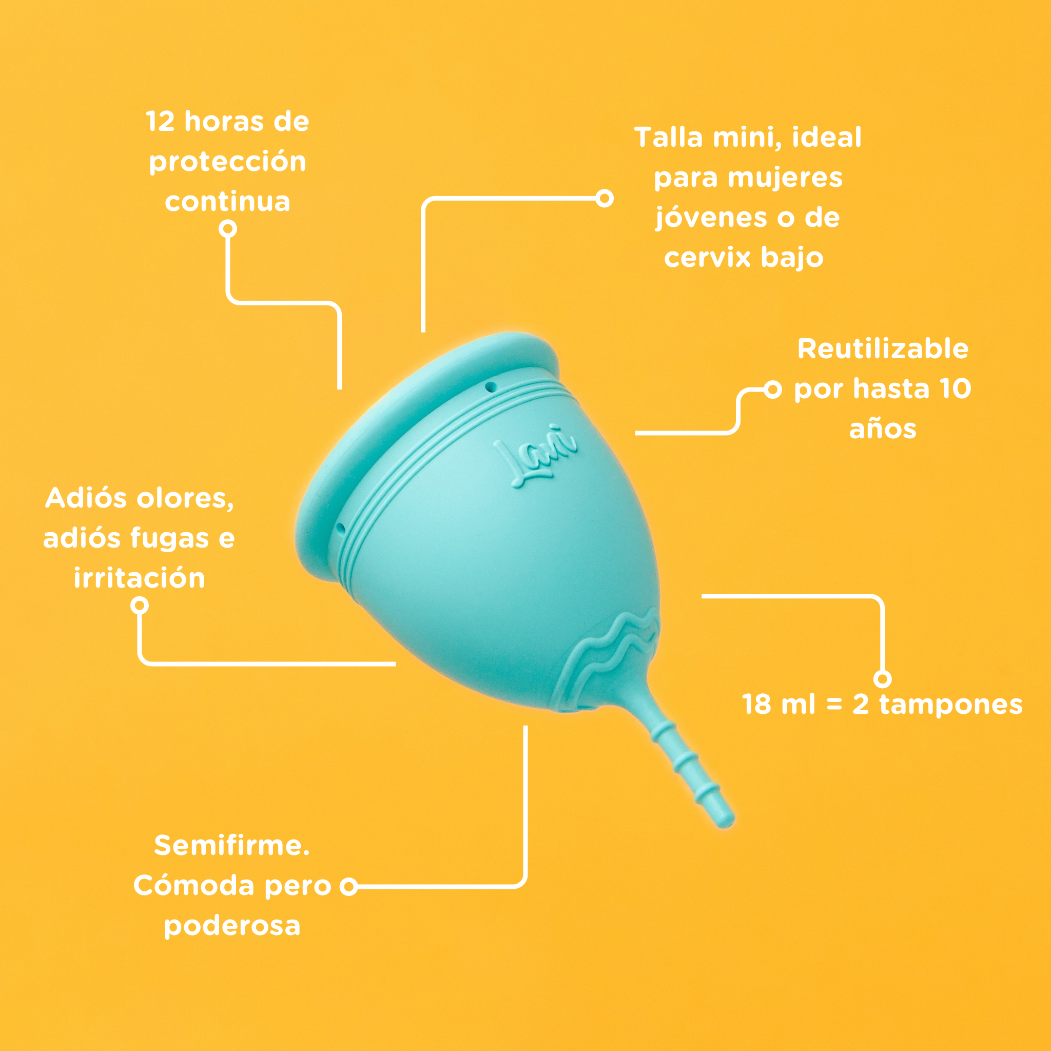 Copa Menstrual Lani - Mini