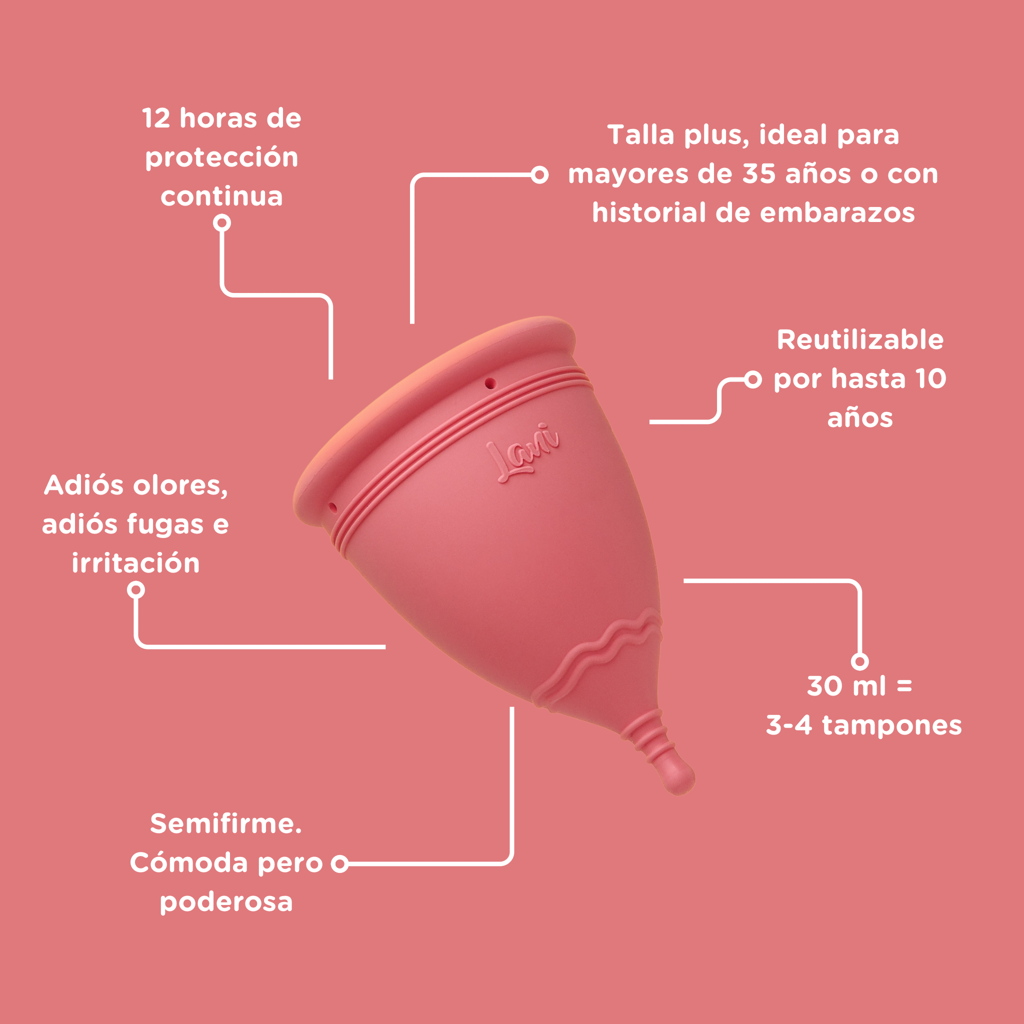 Copa Menstrual Lani - Plus